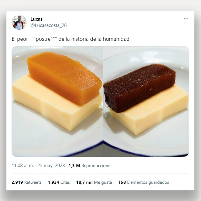 Controversia en Twitter por el postre argentino “vigilante”: ¿Delicia o aberración culinaria?