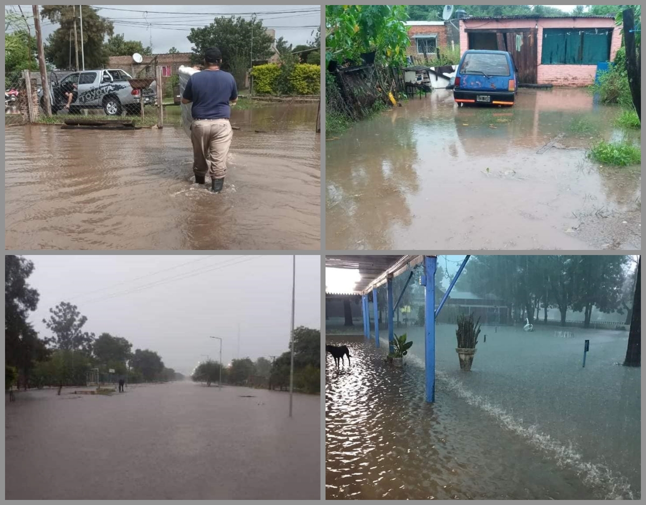La Escondida: Intendente Caballero y equipo de emergencia responden a fuertes lluvias
