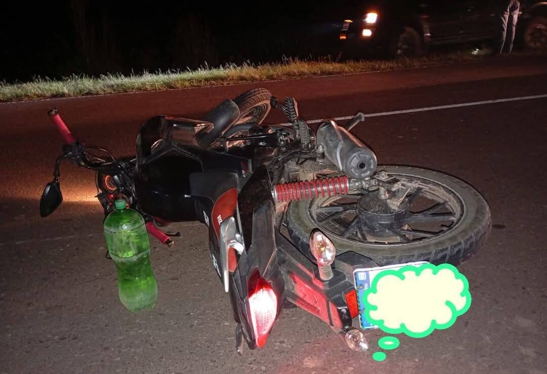 Policiales | Impactante choque entre motocicleta y bicicleta en Ruta 9
