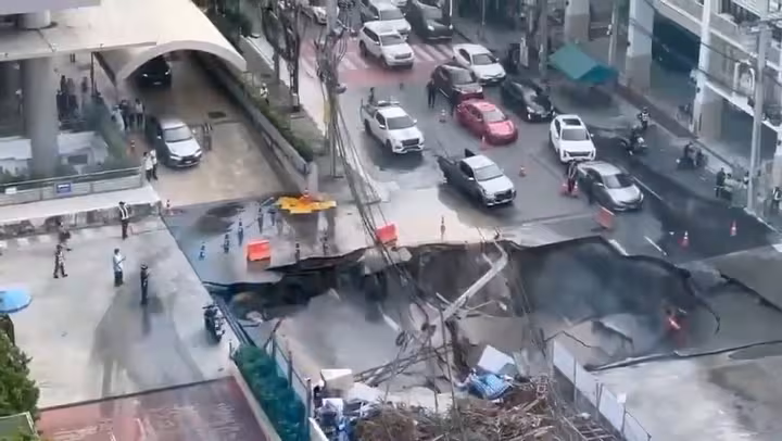 Misterioso cráter en Tailandia: ¿colapso natural o falla humana?