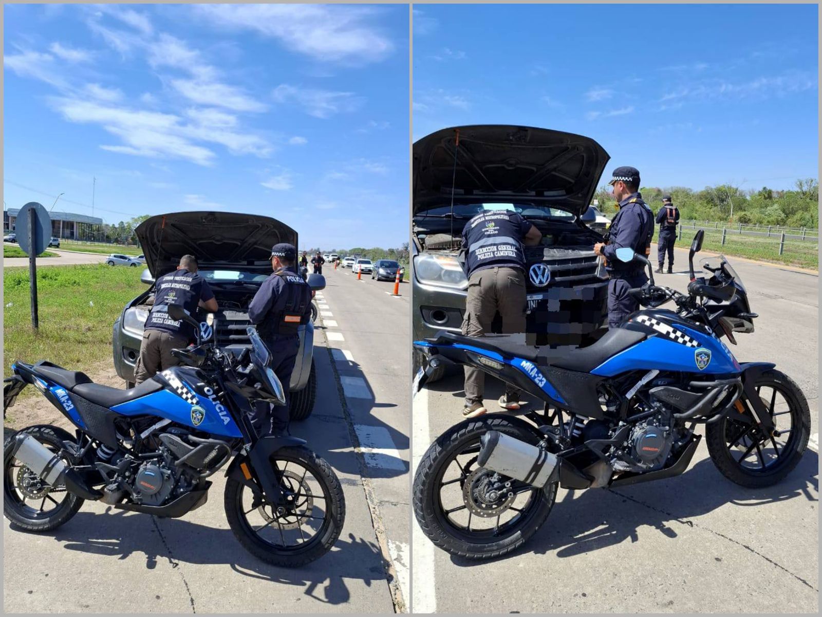 Ruta 16: Policía Caminera detuvo camioneta con pedido de secuestro