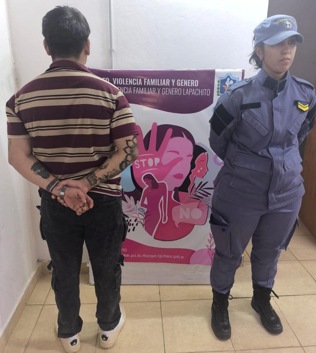 Detenido en Colonia Elisa por Violencia de Género y Retención Detenido en Colonia Elisa por Violencia de Género y Retención