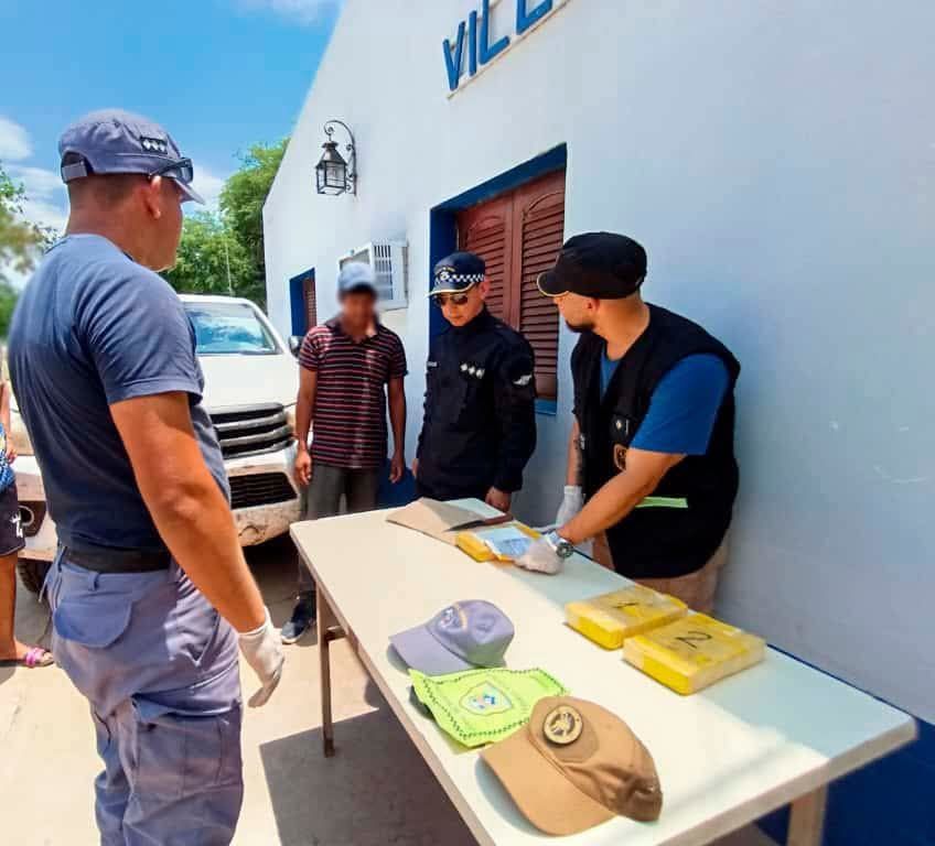 Policiales |Incautan cocaína por  millones en Villa Río Bermejito