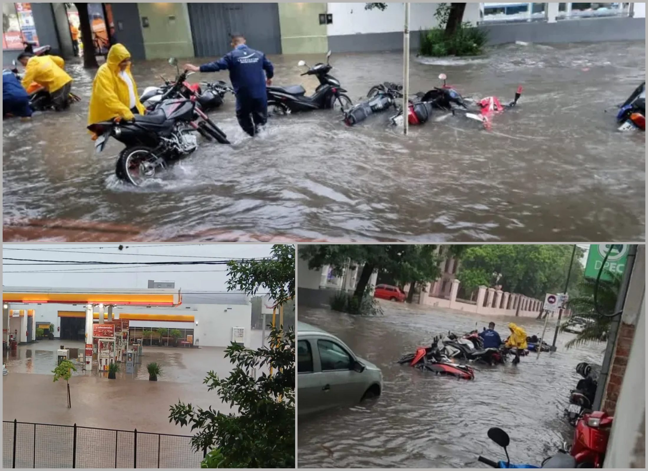 El Clima | Fuertes inundaciones por temporal en Corrientes