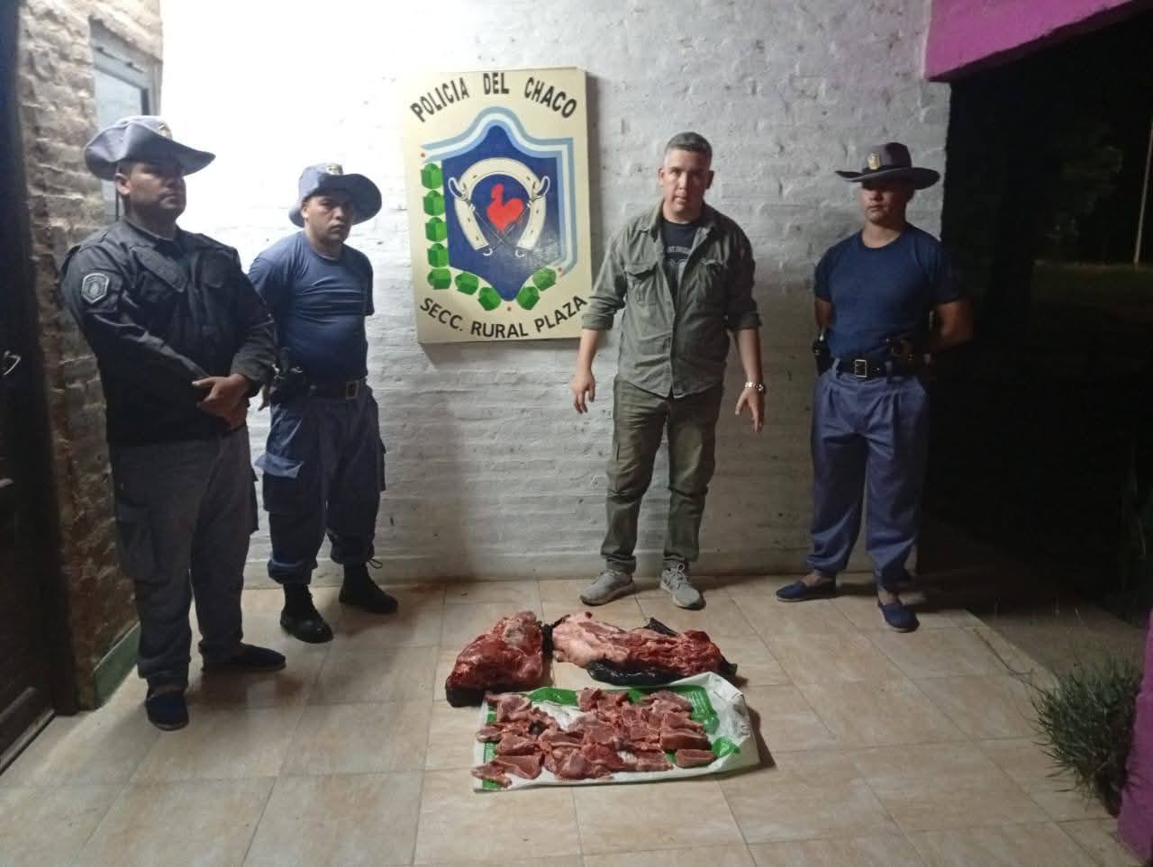 Secuestran 40 kilos de carne no apta para consumo en Presidencia de la Plaza