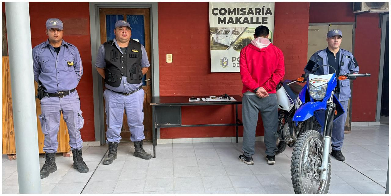 Detienen a un hombre armado en un control vehicular en Makallé