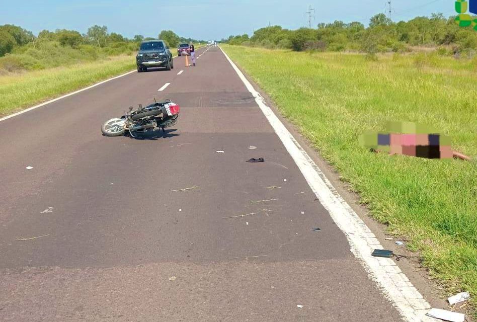 Chaco: recuperan moto robada tras accidente de conductor en presunto estado de inconsciencia