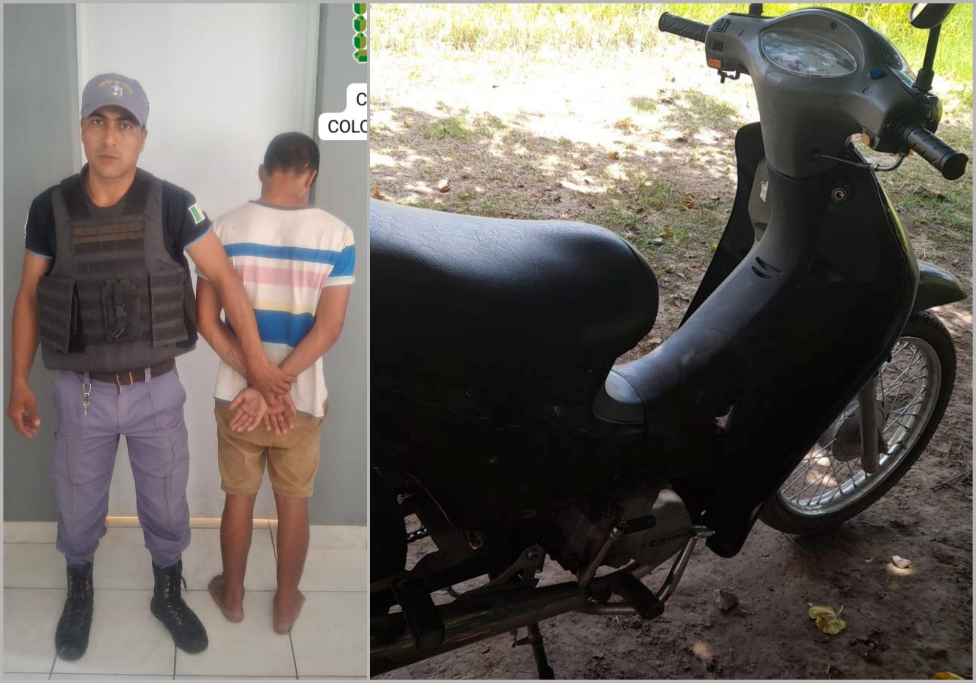 Frustran robo de motocicleta en el centro de Colonias Unidas