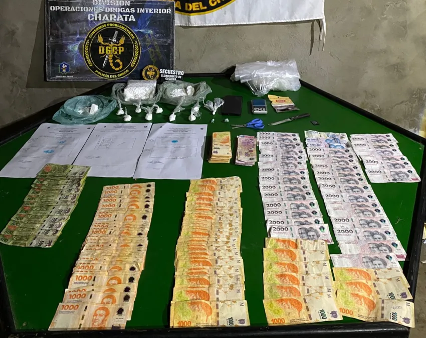 Desbaratan dos kioscos narco en Villa Ángela: tres detenidos y millonario secuestro