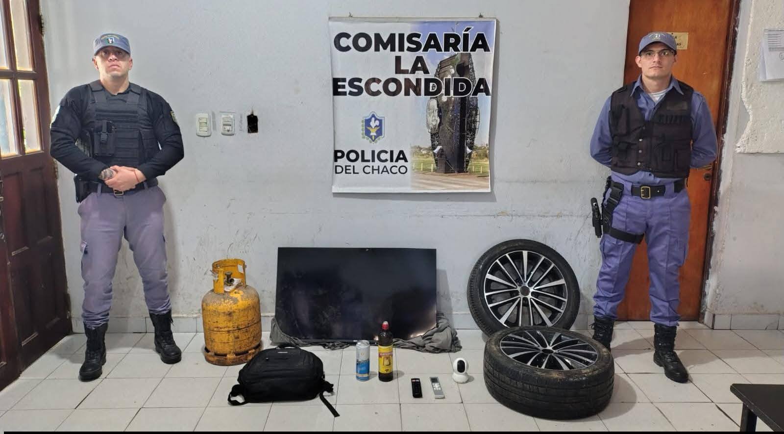 Policiales | Recuperan bienes robados tras un rastrillaje en La Escondida
