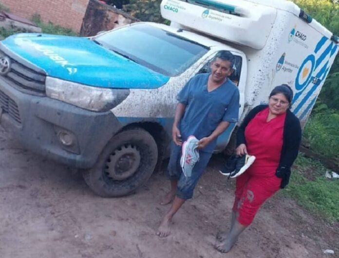 Asaltan una ambulancia empantanada en El Impenetrable