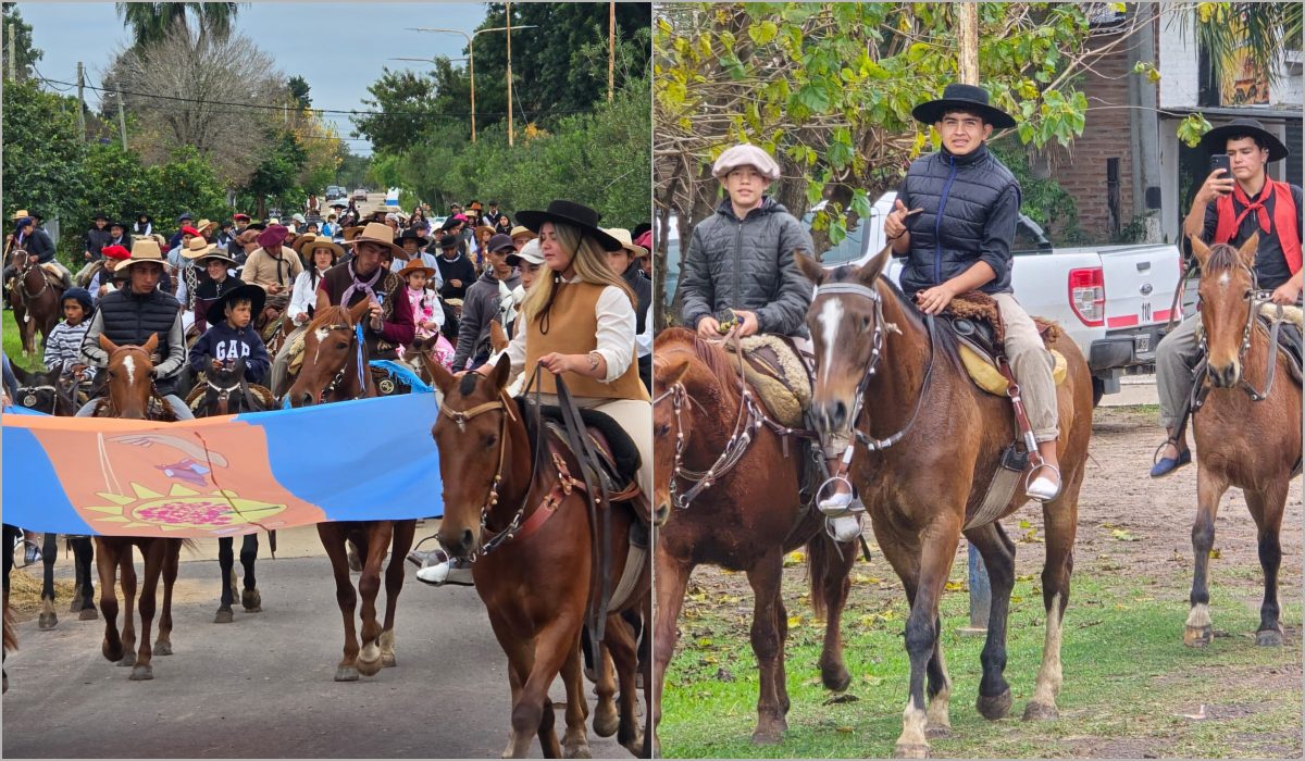 Colonia Elisa celebró sus 121 años con fiesta popular: desfile, destrezas criollas y festival artístico