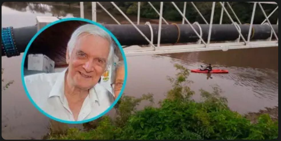 Intensa búsqueda de un conocido vecino de Makallé que habría caído al río desde un puente en la Ruta 16