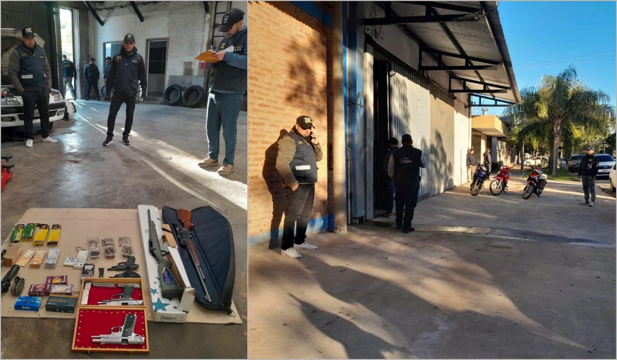 Desbaratan centro de acopio tras robo millonario en Chaco: Secuestran arsenal y más de 4 millones de pesos