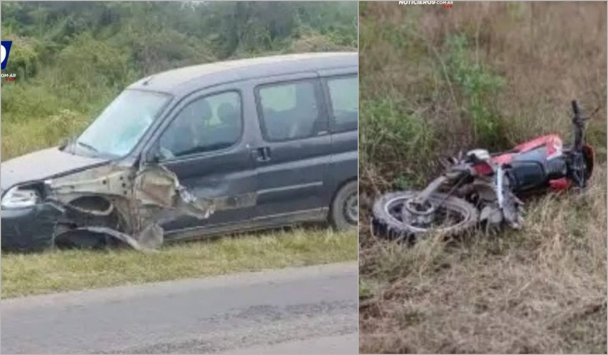 Motociclista de 72 años muere en choque múltiple sobre Ruta 4