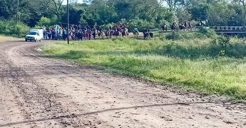 Makallé celebró su fe con la tradicional peregrinación gaucha en honor a San Antonio de Padua