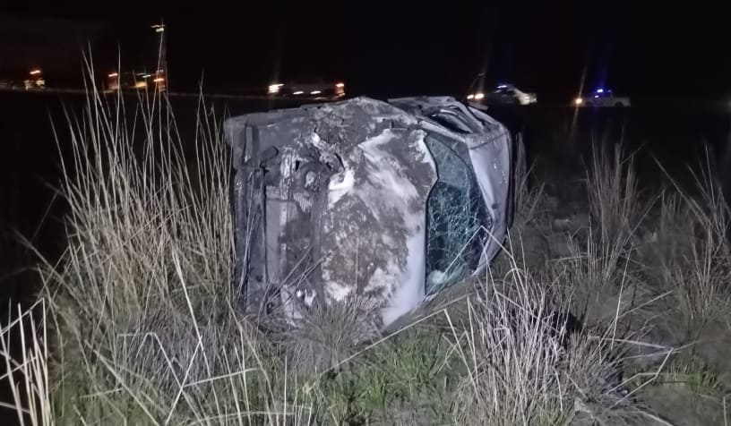 Tragedia en la ruta 11: un operario fallecido y dos heridos tras un vuelco cerca de Basail