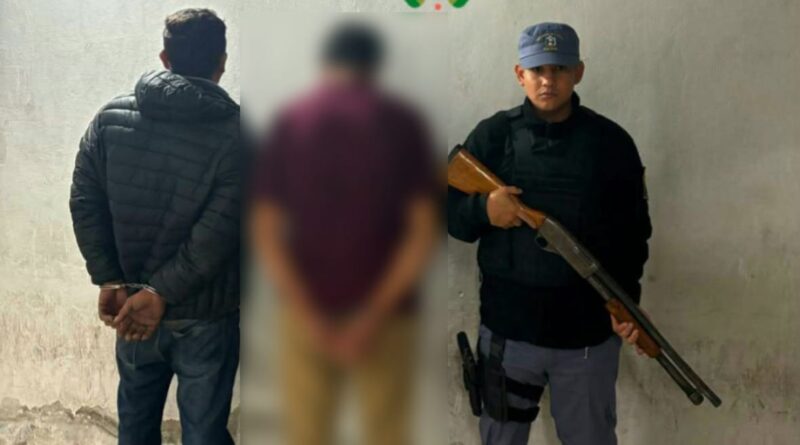 Dos hombres detenidos en Presidencia de la Plaza tras herir a una joven con una escopeta