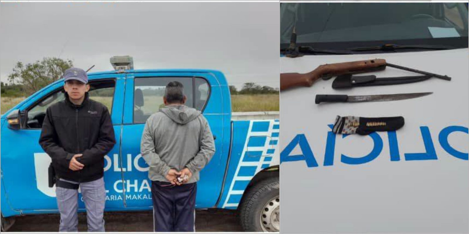 La Policía de Makallé secuestra un arma modificada y municiones en un control preventivo