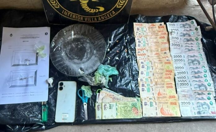 Detienen a una cuidadora de ancianos que operaba un punto de venta de drogas en Villa Ángela