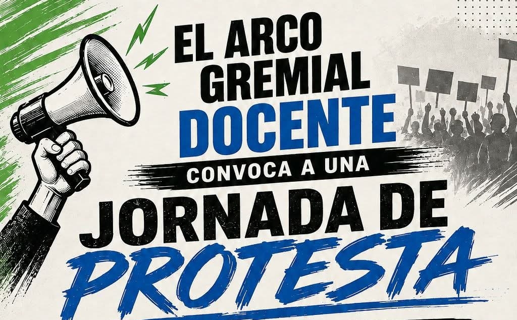 Docentes chaqueños convocan a una jornada provincial de protesta para este miércoles