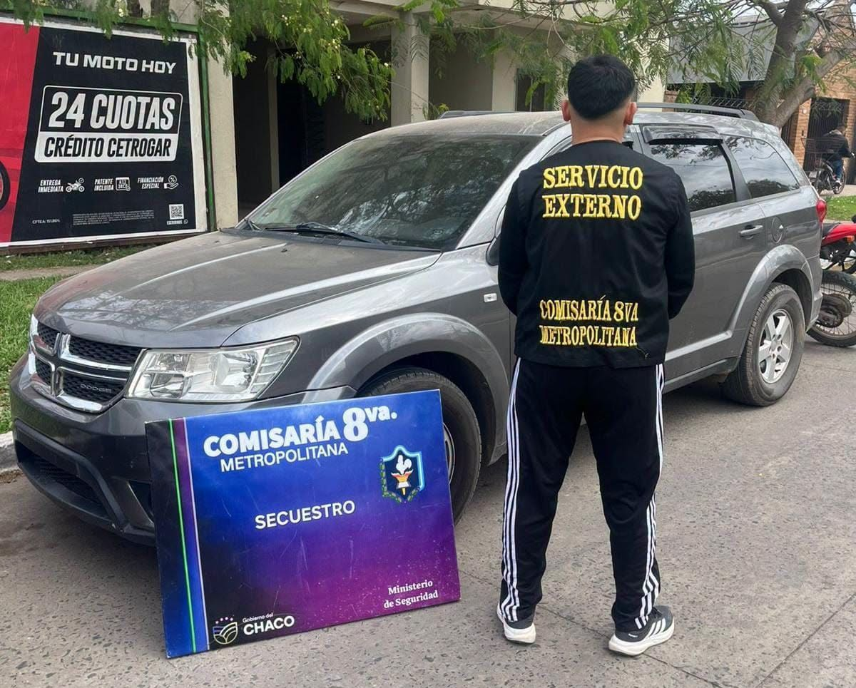 Efectivos policiales recuperan en Resistencia una camioneta buscada por robo en Corrientes