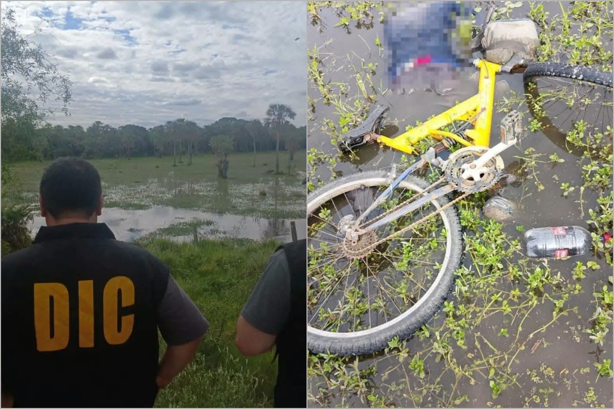 Investigan la muerte de un hombre hallado en un campo inundado de Resistencia
