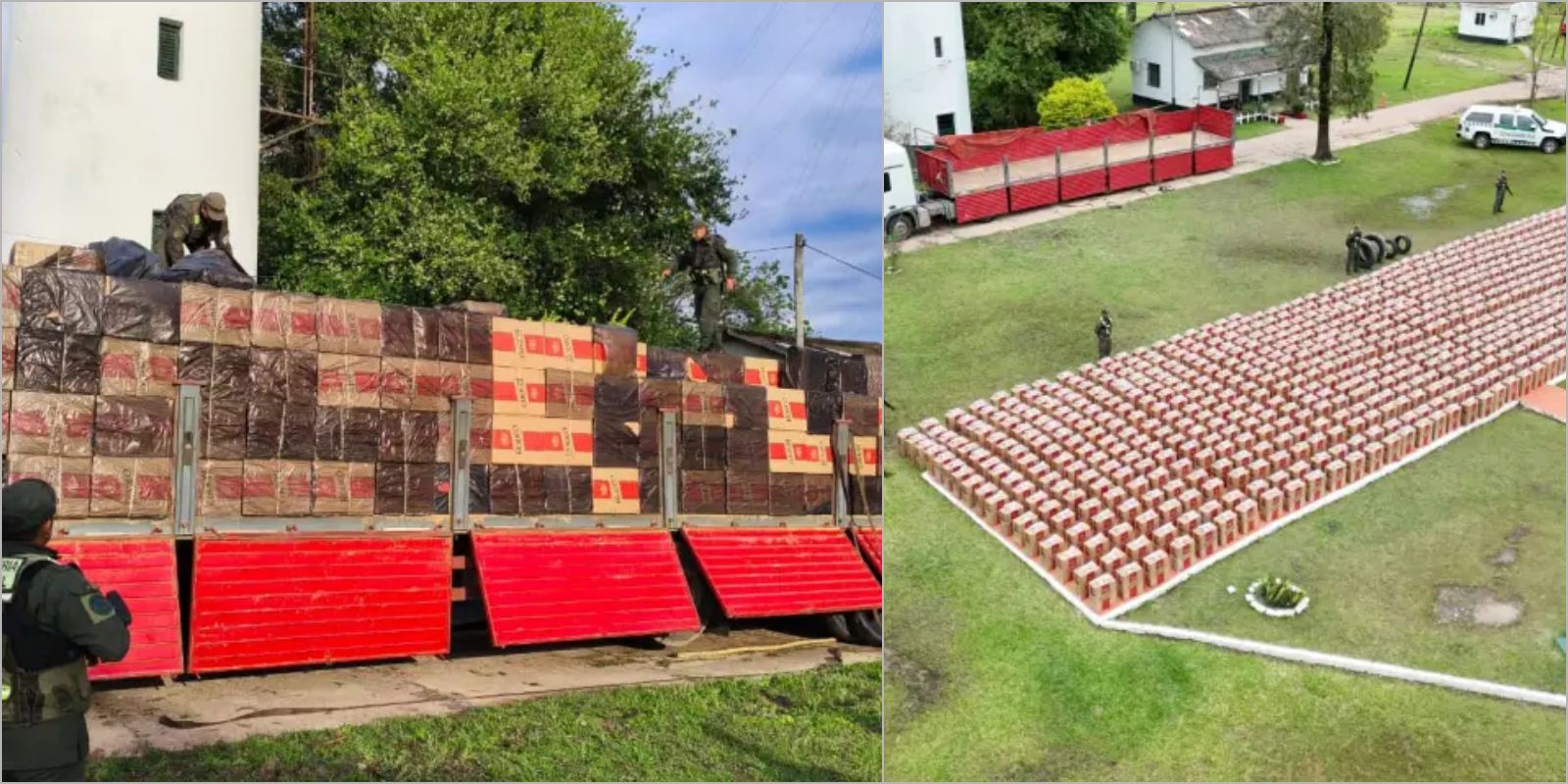 Gendarmería secuestró cigarrillos de contrabando por .285 millones